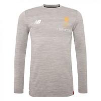 2017-2018 Liverpool Elite Power Long Sleeve Training Shirt (Grey Marl)