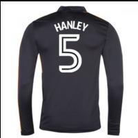 2016-17 Newcastle Away Long Sleeve Shirt (Hanley 5)