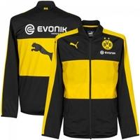 2016 2017 borussia dortmund puma poly jacket black