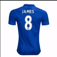 2016-17 Leicester City Home Shirt (James 8) - Kids