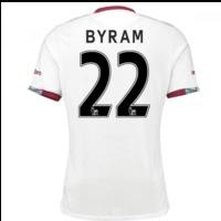 2016 17 west ham away shirt byram 22 kids