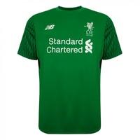 2017-2018 Liverpool Home Short Sleeve Goalkeeper Shirt (Kids)