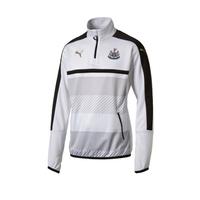 2016 2017 newcastle puma quarter zip training top white kids