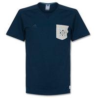 2014-2015 Real Madrid Adidas SF Casual Tee (Navy)