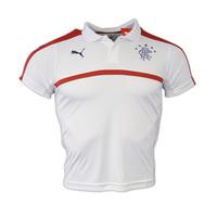 2016 2017 rangers puma polo shirt white kids