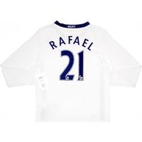 2008-10 Manchester United L/S Away Shirt Rafael #21 *w/Tags* S.Boys