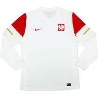 2010 11 poland player issue home ls shirt mint xl