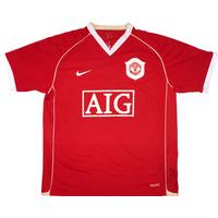 2006-07 Manchester United Home Shirt M.Boys