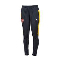 2016-2017 Arsenal Puma Tapered Training Pants (Ebony-Yellow)