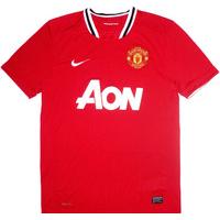 2011 12 manchester united home shirt good xl