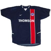 2002-03 Paris Saint-Germain Player Issue Authentic Home Shirt (Very Good) L
