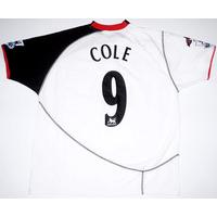 2004-05 Fulham Match Issue \'125 Years\' Home Shirt Cole #9 (v Man City)