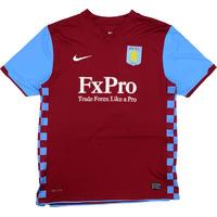 2010 11 aston villa home shirt excellent m