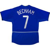 2002-03 Manchester United European Third Shirt Beckham #7 (Excellent) XL