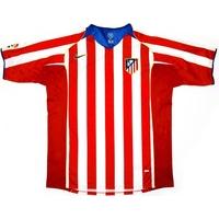 2004 05 atletico madrid home shirt excellent xl