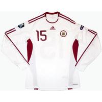 2010-11 Latvia L/S Match Issue Away Shirt #15