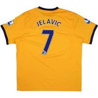 2011 12 everton away shirt jelavic 7 excellent l