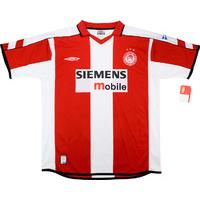 2003-04 Olympiakos Home Shirt *w/Tags* XL