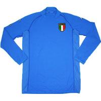 2002 Italy L/S Home Shirt (Very Good) XXL