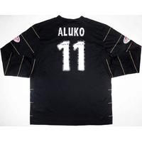 2009-10 Aberdeen L/S Away Shirt Aluko #11 L