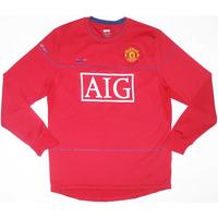 2008-09 Manchester United Nike Training Sweat Top XXL