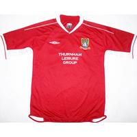 2002-04 Morecambe Match Issue Home Shirt #10