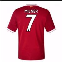 2017-18 Liverpool Home Short Sleeve Shirt (Milner 7)