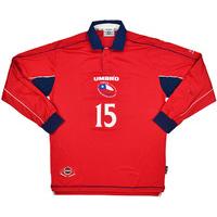 2000 Chile Olympics Match Issue Home L/S Shirt Ibarra #15 (v Nigeria)