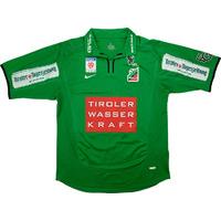 2001-02 Tirol Innsbruck Player Issue Home Shirt (Excellent) S