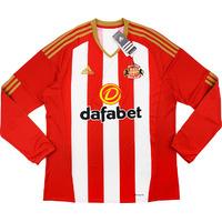 2016-17 Sunderland Home L/S Shirt *BNIB*