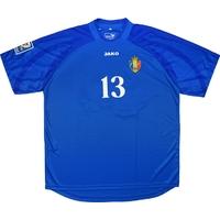 2008 Moldova Match Issue World Cup Qualification Home Shirt #13