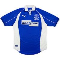 2000-02 Everton Home Shirt (Excellent) M