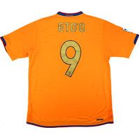 2006-08 Barcelona Away Shirt Eto\'o #9 (Excellent) L