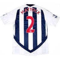 2011-12 West Brom Match Issue Home Shirt Mattock #2