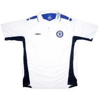 2005 06 chelsea umbro training polo shirt excellent l