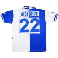 2001-02 Alaves Match Worn Home Shirt Witschge #22