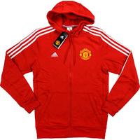 2015-16 Manchester United Adidas Full-zip Hooded Top *BNIB*