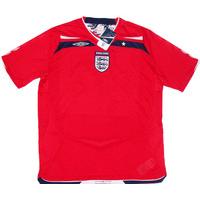 2008 10 england away shirt wtags xxl