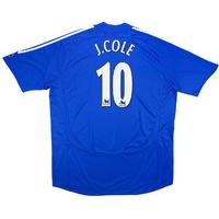 2006 07 chelsea home shirt jcole 10 very good xl