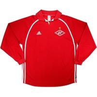 2001-02 Spartak Moscow Match Issue Home L/S Shirt #11