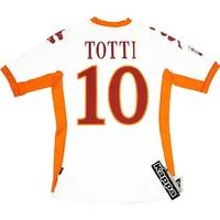 2010 11 roma away shirt totti 10 wtags xl