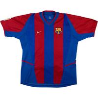 2002 03 barcelona player issue home shirt excellent xl