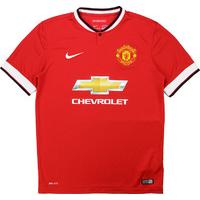 2014-15 Manchester United Home Shirt (Good) M