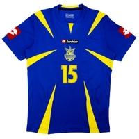 2008 Ukraine Match Worn Away Shirt #15 (Yarmash) v Sweden