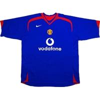 2005 06 manchester united away shirt good m