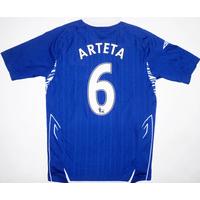 2007-08 Everton Home Shirt Arteta #6 S