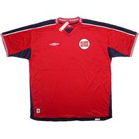 2003-04 Norway Home Shirt *w/Tags* XXL