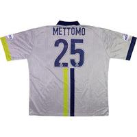 2001-02 Manchester City Match Issue Away Shirt Mettomo #25