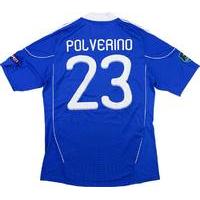 2010 11 liechtenstein match issue home shirt polverino 22