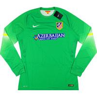 2014-15 Atletico Madrid Player Issue GK Green Shirt *w/Tags*
